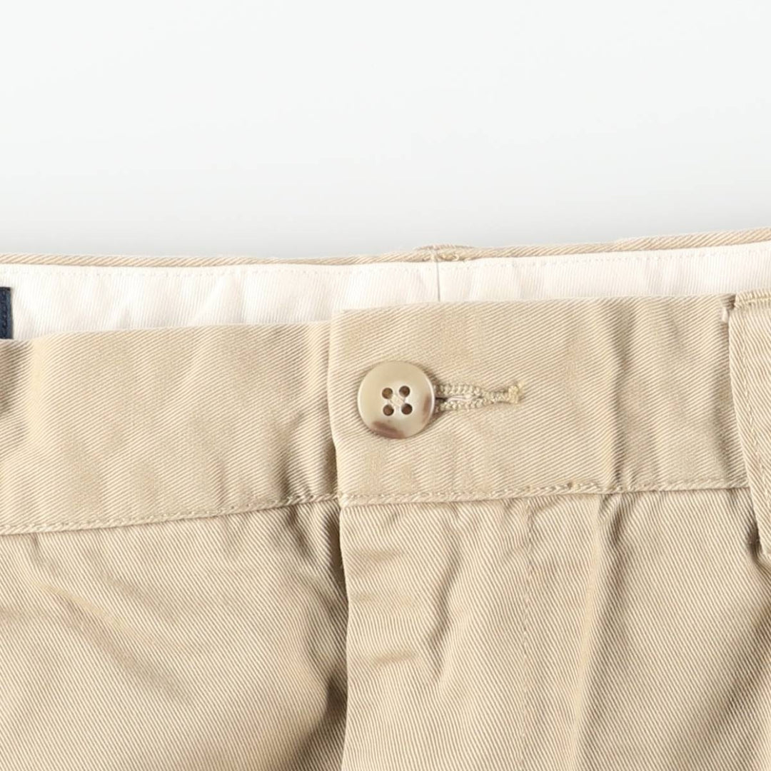 Ralph Lauren POLO by Ralph Lauren ANDREW PANT Two-pleat chino pants for men, equivalent to w36 cotton Beige type Vintage Second Hand