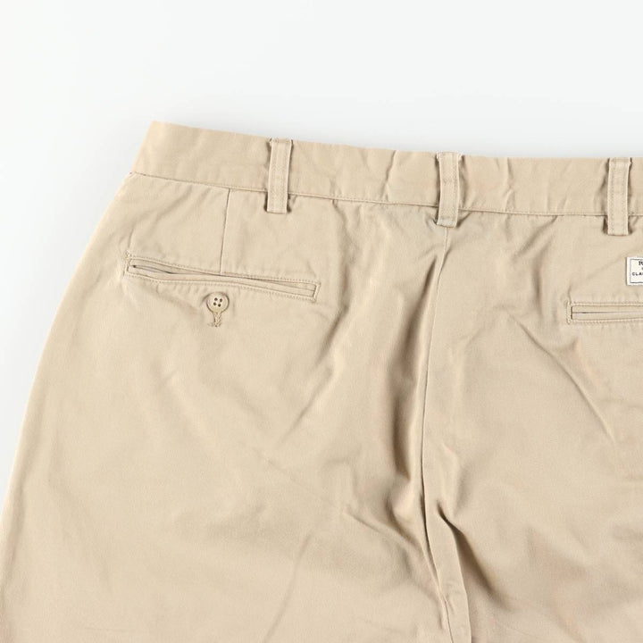 Ralph Lauren POLO by Ralph Lauren ANDREW PANT Two-pleat chino pants for men, equivalent to w36 cotton Beige type Vintage Second Hand
