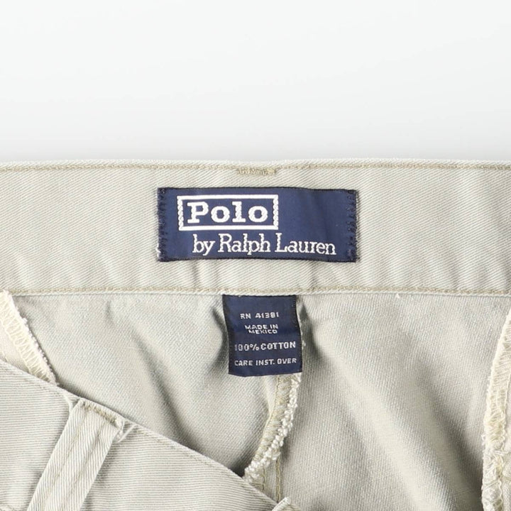 Ralph Lauren POLO by Ralph Lauren Chino Pants Men's W32 equivalent cotton ivory Vintage Second Hand