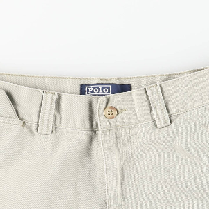 Ralph Lauren POLO by Ralph Lauren Chino Pants Men's W32 equivalent cotton ivory Vintage Second Hand