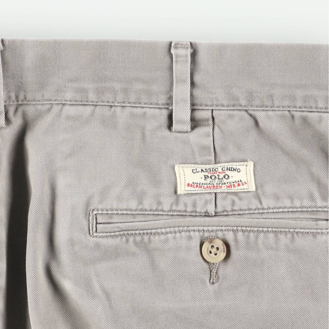 Ralph Lauren POLO by Ralph Lauren Chino Pants Men's W35 equivalent cotton gray type Vintage Second Hand