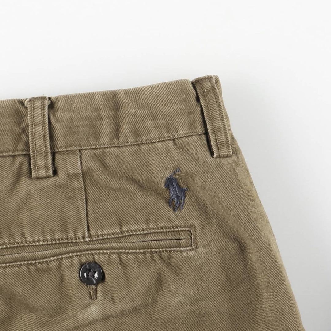 Ralph Lauren POLO by Ralph Lauren PRESTONPANT chino pants, men's size W36 cotton brown type Vintage Second Hand