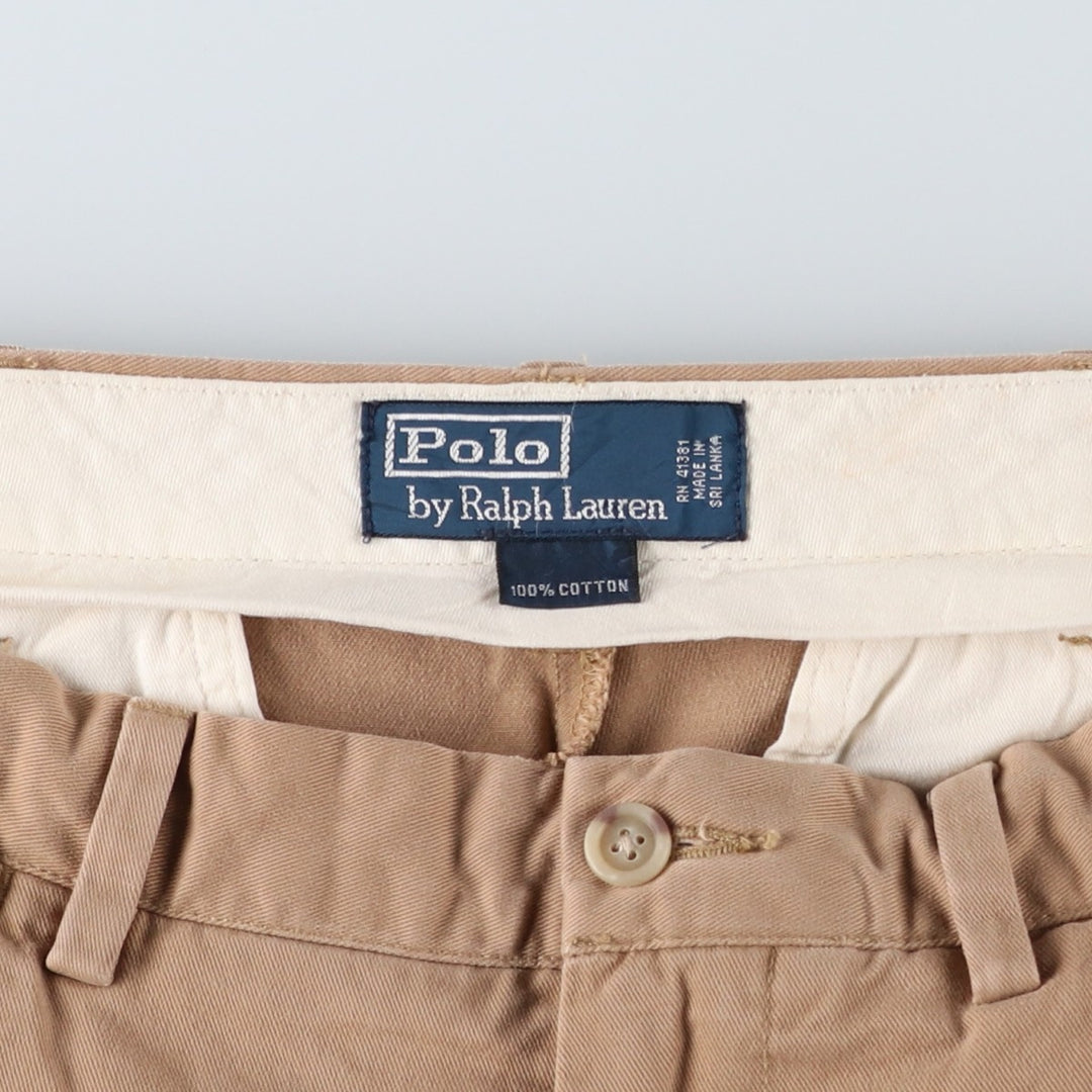 Ralph Lauren POLO by Ralph Lauren Chino Pants Men's W34 equivalent cotton Beige type Vintage Second Hand
