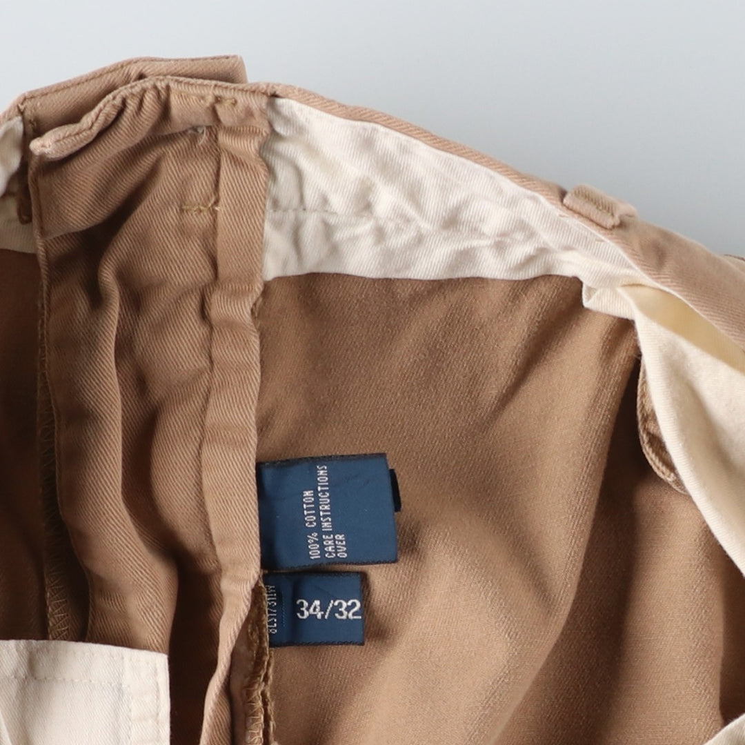 Ralph Lauren POLO by Ralph Lauren Chino Pants Men's W34 equivalent cotton Beige type Vintage Second Hand