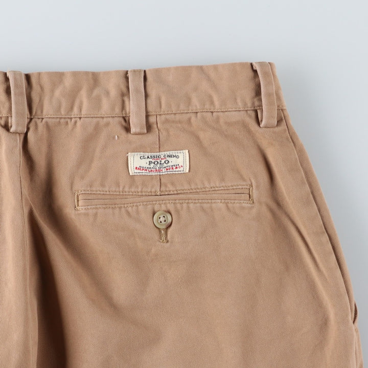 Ralph Lauren POLO by Ralph Lauren Chino Pants Men's W34 equivalent cotton Beige type Vintage Second Hand