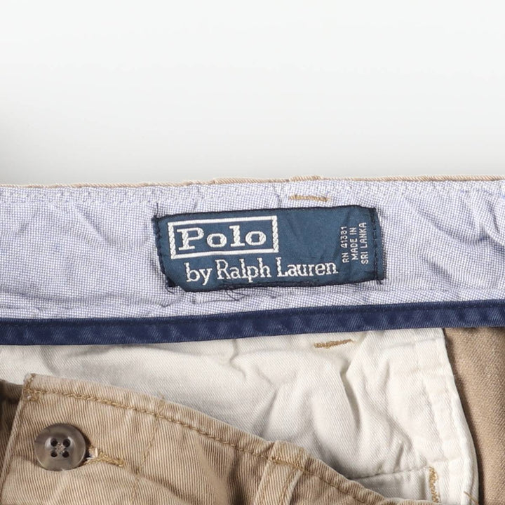 Ralph Lauren POLO by Ralph Lauren Chino Pants Men's W34 equivalent cotton beige type brown Vintage Second Hand