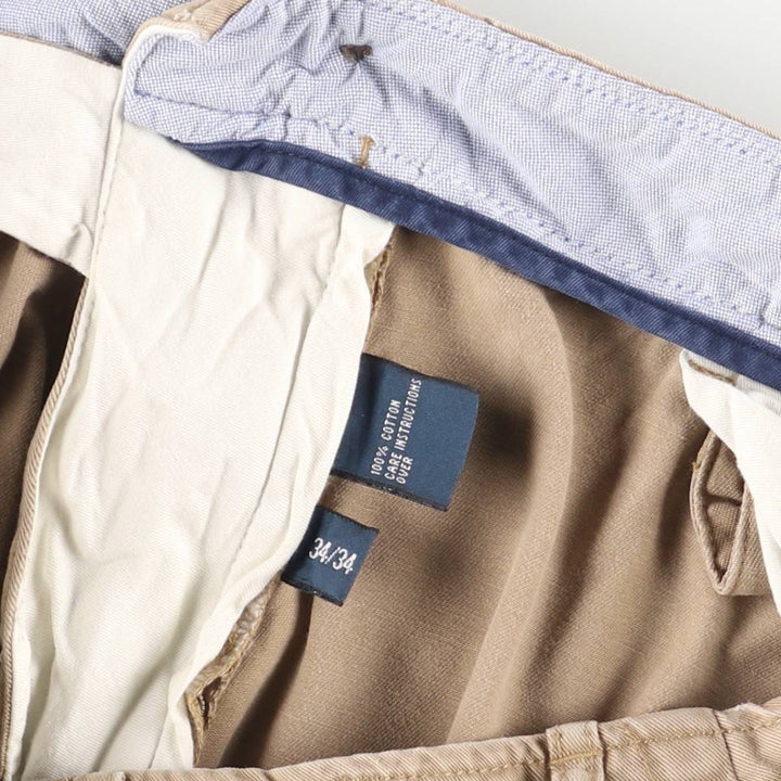 Ralph Lauren POLO by Ralph Lauren Chino Pants Men's W34 equivalent cotton beige type brown Vintage Second Hand
