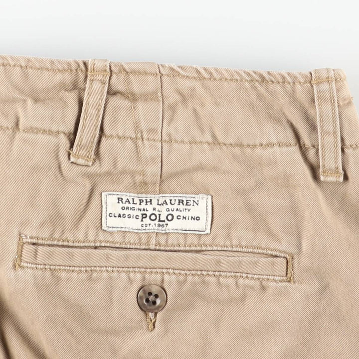 Ralph Lauren POLO by Ralph Lauren Chino Pants Men's W34 equivalent cotton beige type brown Vintage Second Hand