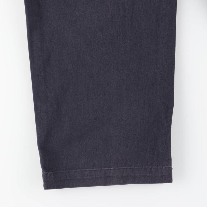 Ralph Lauren POLO by Ralph Lauren ANDREW PANT Two-pleat chino pants for men, equivalent to W31 cotton navy blue type Vintage Second Hand