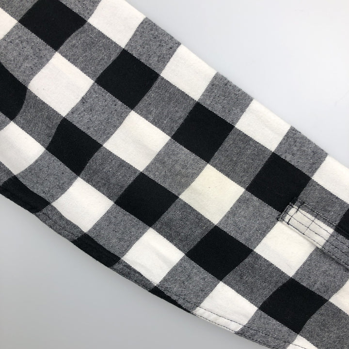 Levi's Long Sleeve Light Flannel Check Shirt, Men's Size XL cotton white type Vintage Second Hand