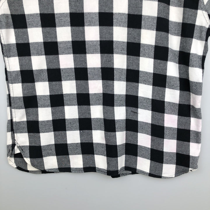 Levi's Long Sleeve Light Flannel Check Shirt, Men's Size XL cotton white type Vintage Second Hand