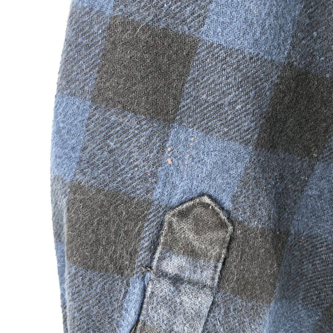 FIELD AND STREAM Buffalo Check Long Sleeve Flannel Check Shirt, Men's Size L cotton blue type Vintage Second Hand