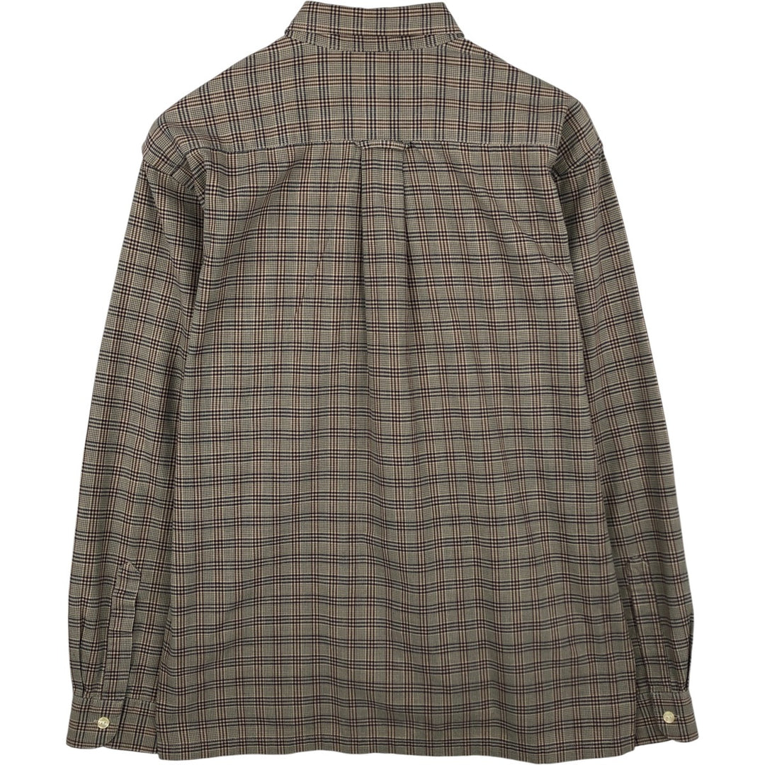 90'S - Vintage Levi's Gun Club Check Long Sleeve Button-Down Check Shirt, Men's Size Medium unclear brown type Vintage Second Hand
