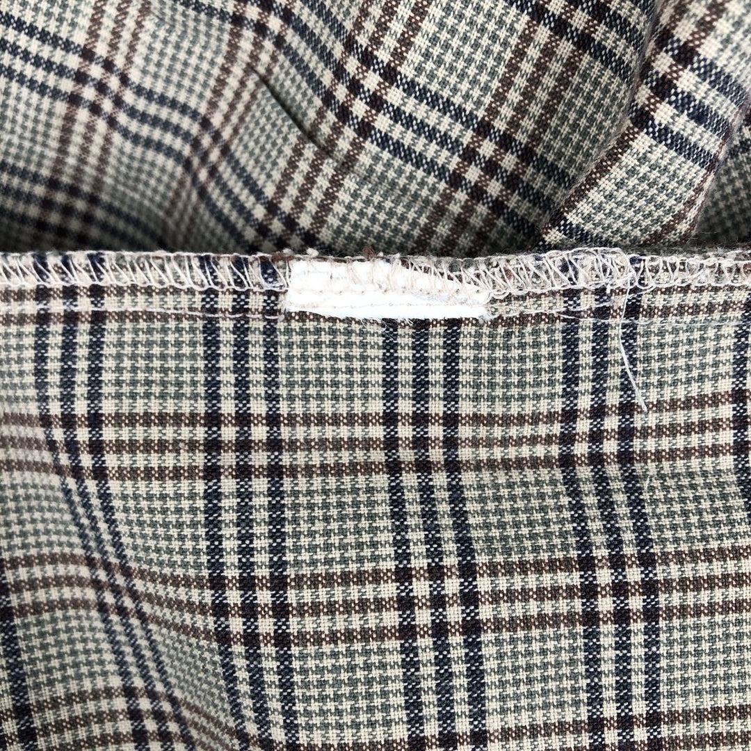 90'S - Vintage Levi's Gun Club Check Long Sleeve Button-Down Check Shirt, Men's Size Medium unclear brown type Vintage Second Hand