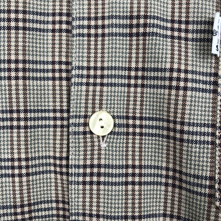 90'S - Vintage Levi's Gun Club Check Long Sleeve Button-Down Check Shirt, Men's Size Medium unclear brown type Vintage Second Hand