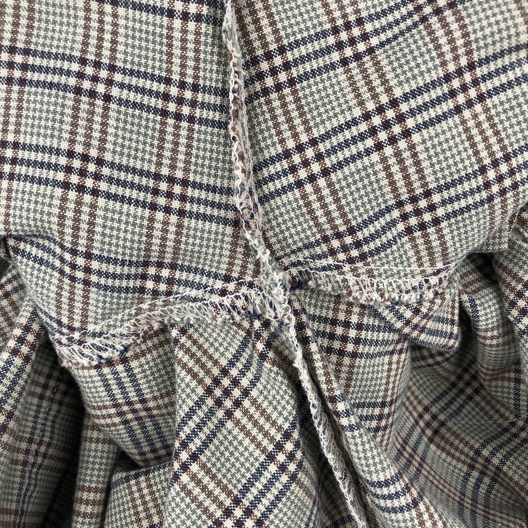 90'S - Vintage Levi's Gun Club Check Long Sleeve Button-Down Check Shirt, Men's Size Medium unclear brown type Vintage Second Hand