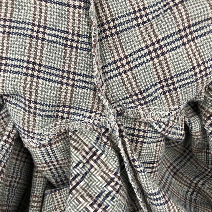 90'S - Vintage Levi's Gun Club Check Long Sleeve Button-Down Check Shirt, Men's Size Medium unclear brown type Vintage Second Hand