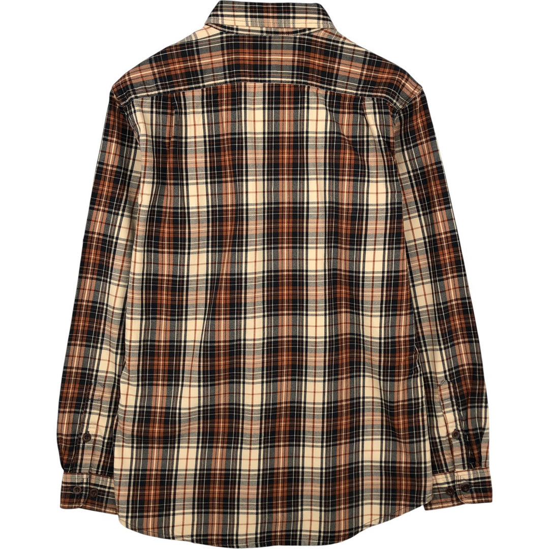 Filson Long Sleeve Cotton Check Shirt, Men's Size Small cotton black type Vintage Second Hand