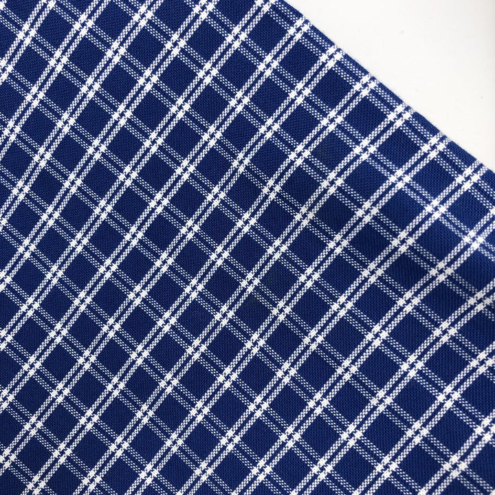 Brooks Brothers Est.1818 Long Sleeve Button-Down Check Shirt, Men's XL Supima Cotton blue type Vintage Second Hand