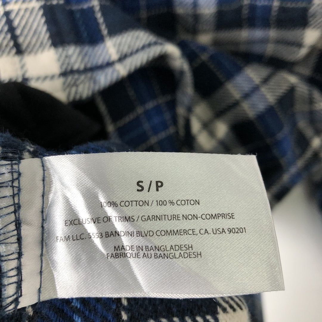 Orvis long-sleeved flannel check shirt, men's size S cotton blue type Vintage Second Hand