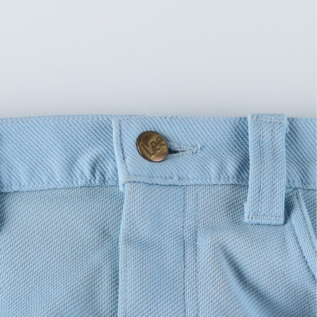 Vintage 1970'S Lee Leens flare slacks, made in the USA, women's size XL (w31). unclear Blue type light blue Vintage Second Hand