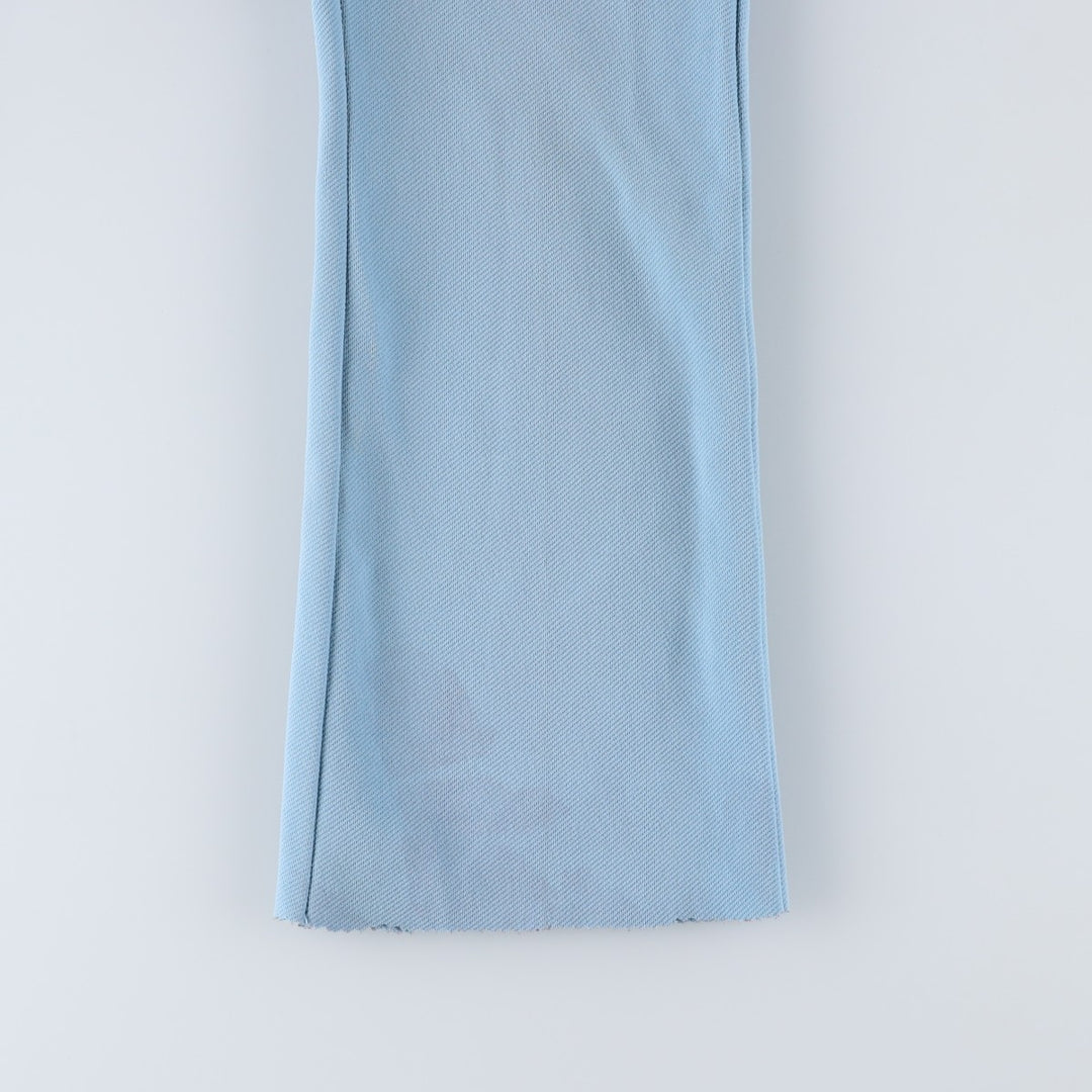 Vintage 1970'S Lee Leens flare slacks, made in the USA, women's size XL (w31). unclear Blue type light blue Vintage Second Hand