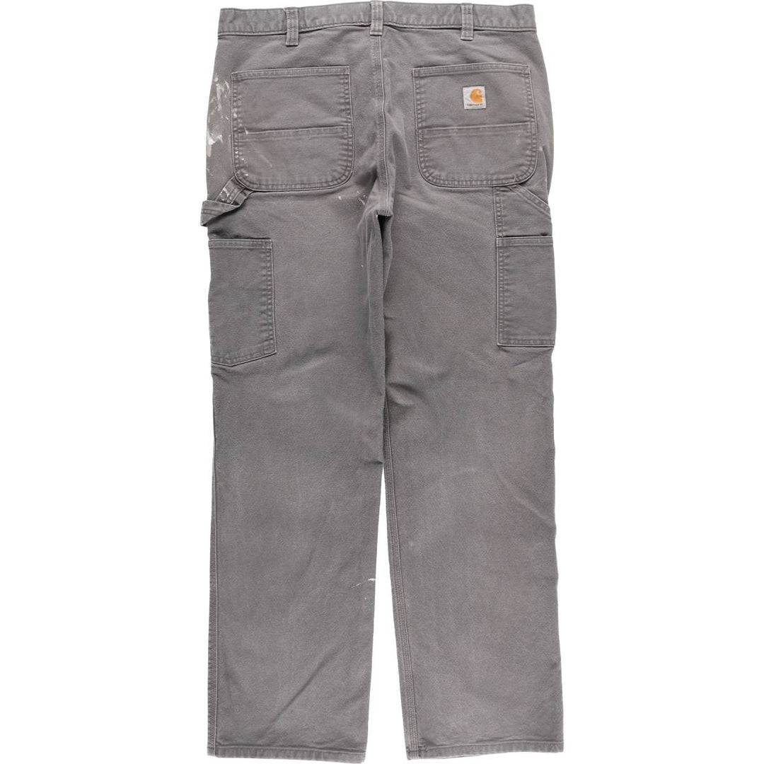 Carhartt Relaxed Fit Painted Duck Painter Pants, Men's, Size 37 cotton gray type Vintage Second Hand