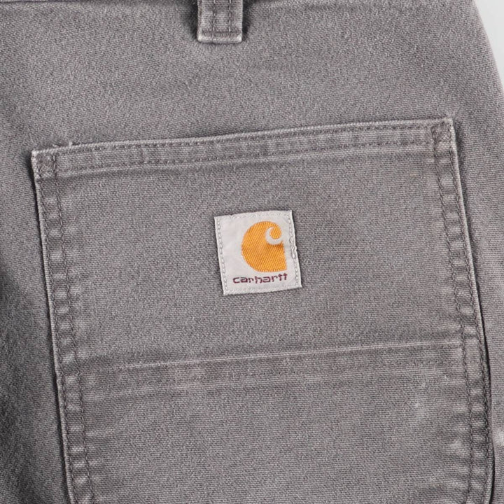 Carhartt Relaxed Fit Painted Duck Painter Pants, Men's, Size 37 cotton gray type Vintage Second Hand