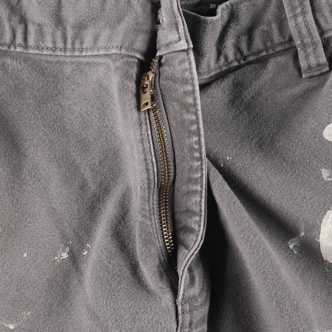 Carhartt Relaxed Fit Painted Duck Painter Pants, Men's, Size 37 cotton gray type Vintage Second Hand