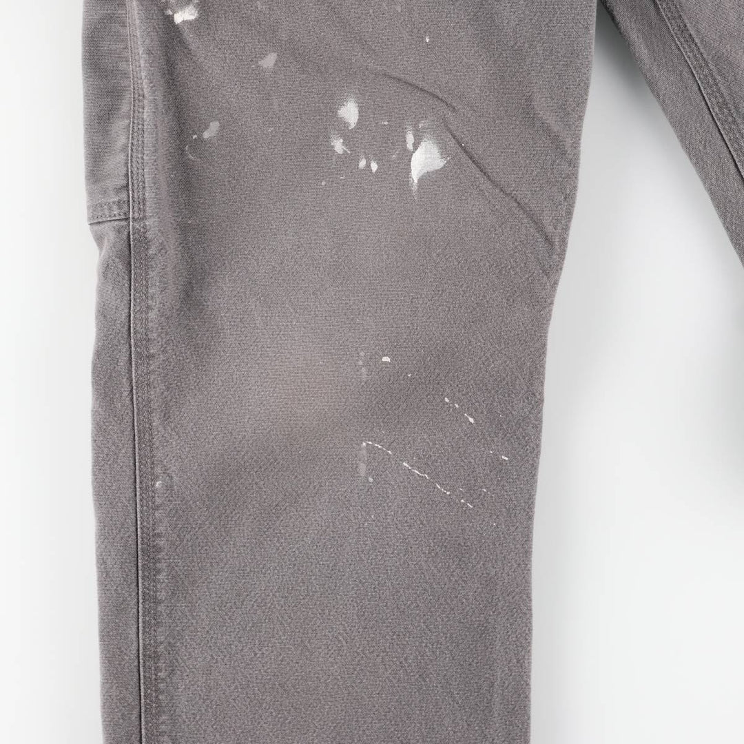 Carhartt Relaxed Fit Painted Duck Painter Pants, Men's, Size 37 cotton gray type Vintage Second Hand