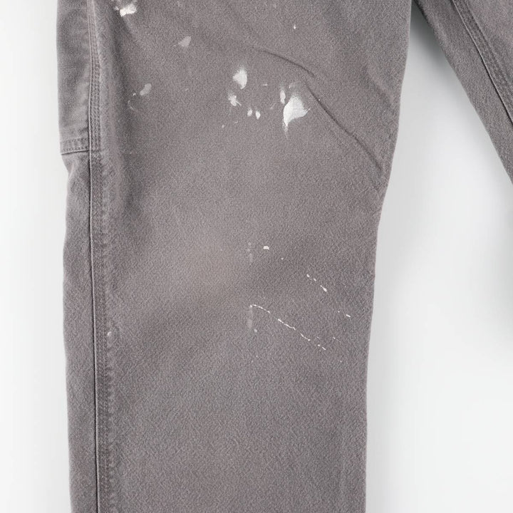 Carhartt Relaxed Fit Painted Duck Painter Pants, Men's, Size 37 cotton gray type Vintage Second Hand