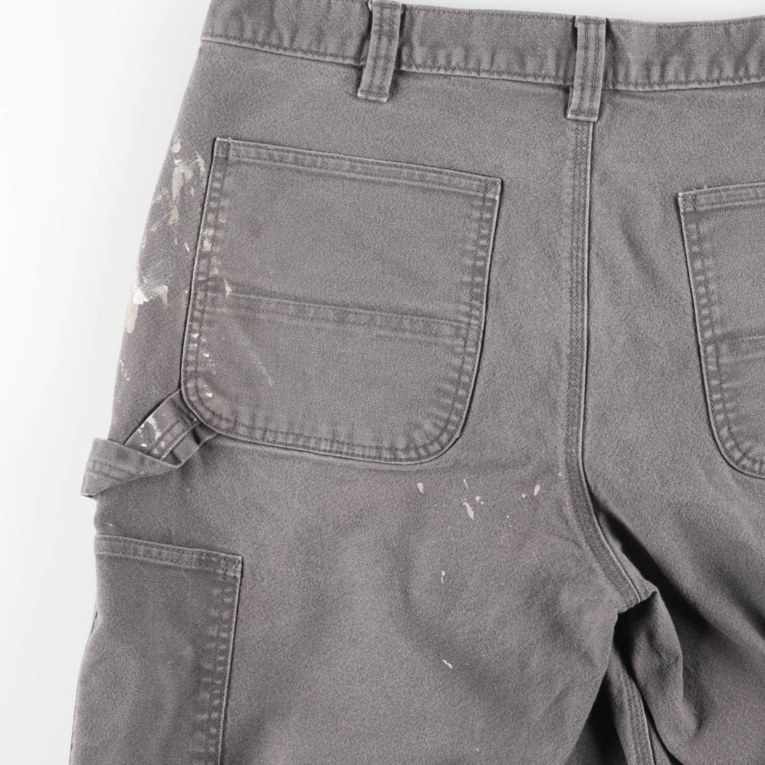 Carhartt Relaxed Fit Painted Duck Painter Pants, Men's, Size 37 cotton gray type Vintage Second Hand