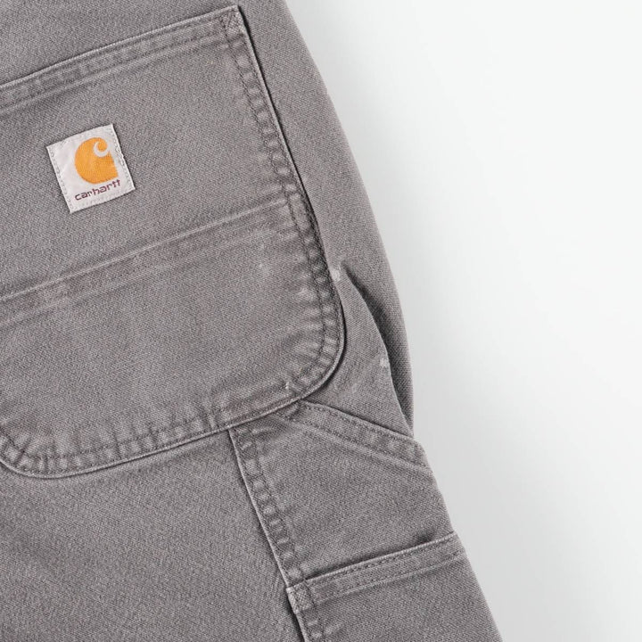 Carhartt Relaxed Fit Painted Duck Painter Pants, Men's, Size 37 cotton gray type Vintage Second Hand