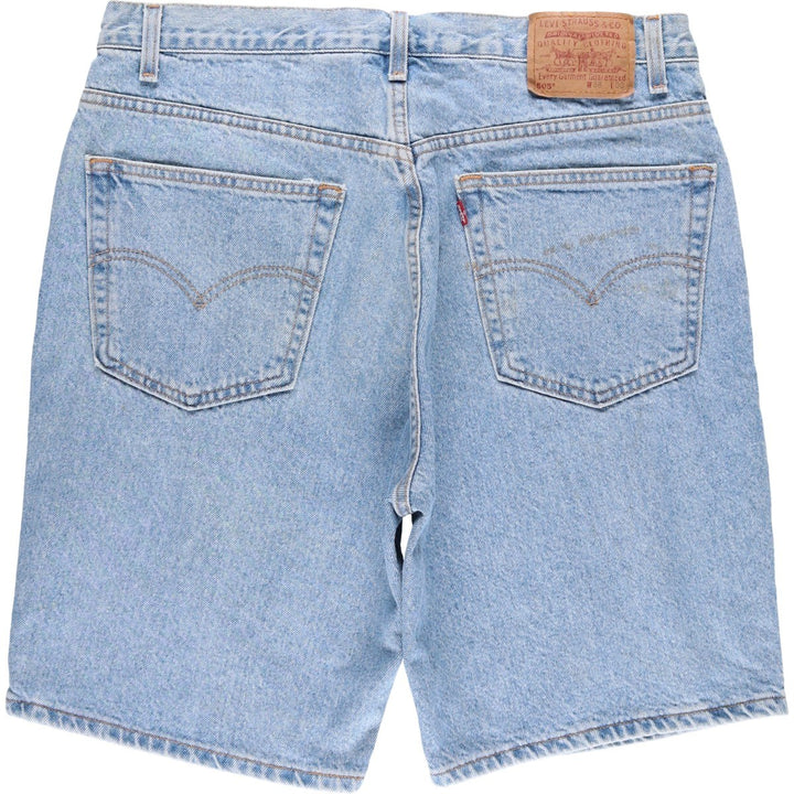 2000'S Levi's 505 Regular Fit Denim Shorts, Men's Size 36 cotton blue type Vintage Second Hand