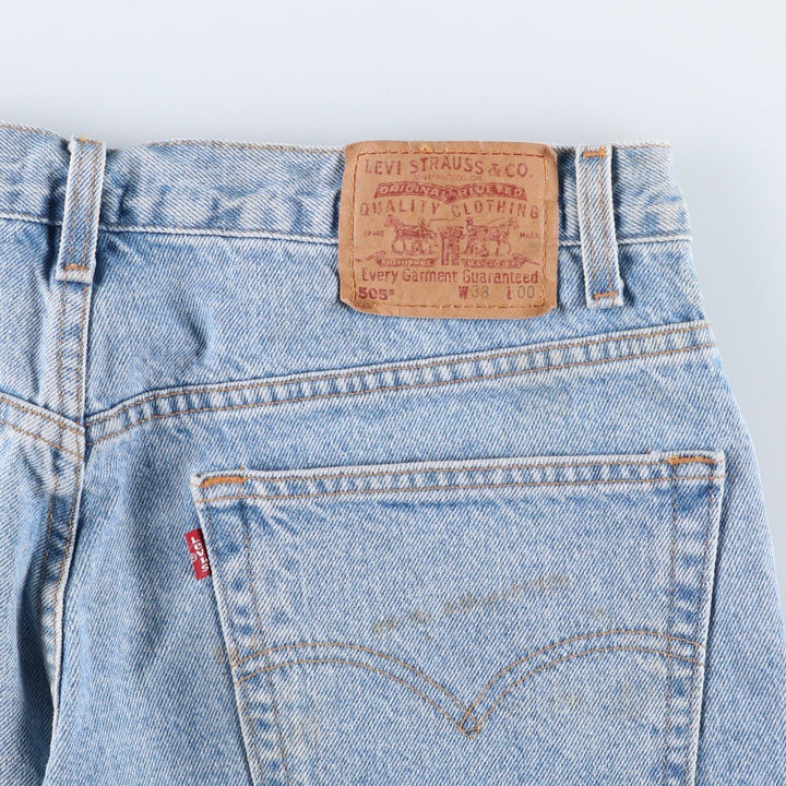 2000'S Levi's 505 Regular Fit Denim Shorts, Men's Size 36 cotton blue type Vintage Second Hand
