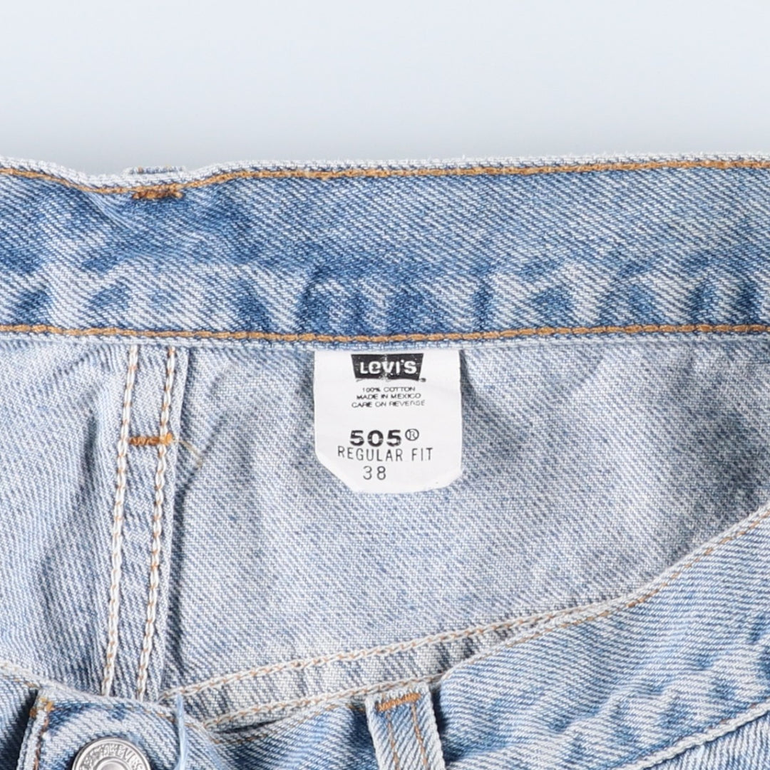 2000'S Levi's 505 Regular Fit Denim Shorts, Men's Size 36 cotton blue type Vintage Second Hand