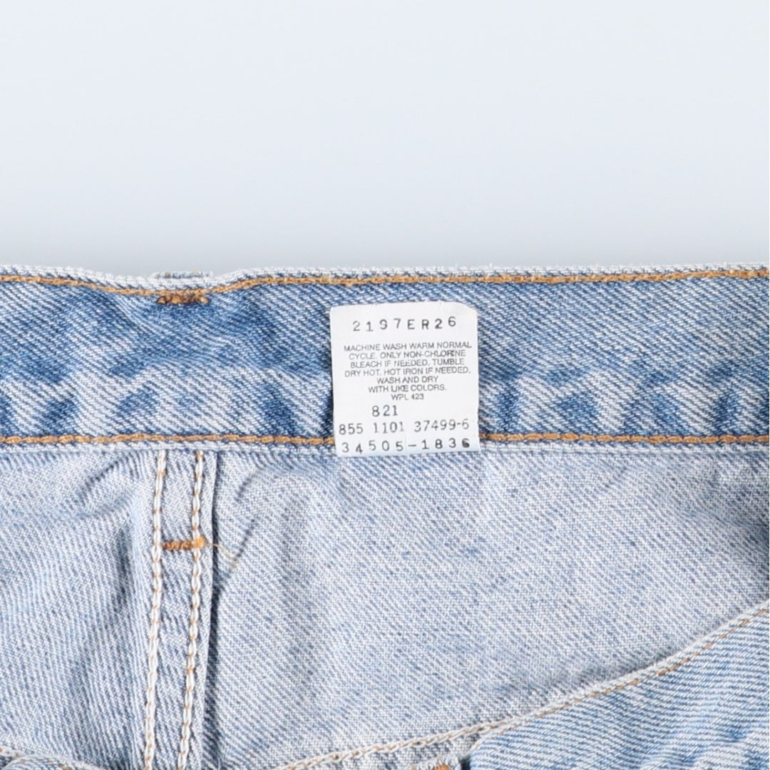 2000'S Levi's 505 Regular Fit Denim Shorts, Men's Size 36 cotton blue type Vintage Second Hand