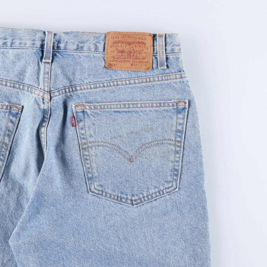2000'S Levi's 505 Regular Fit Denim Shorts, Men's Size 36 cotton blue type Vintage Second Hand
