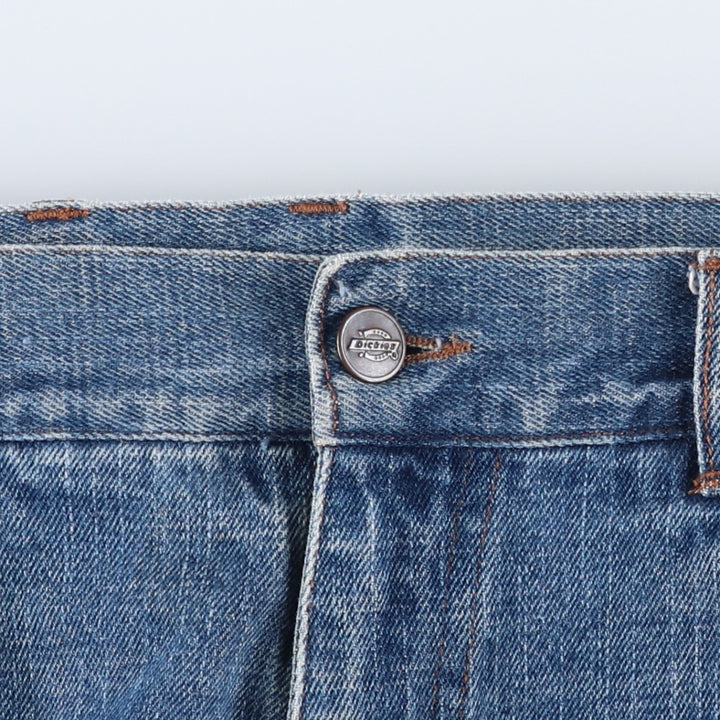 Dickies denim painter shorts, half pants, men's size w34 cotton blue type Vintage Second Hand