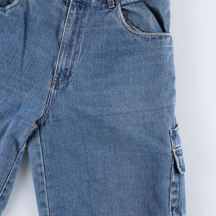 Dickies denim painter shorts, half pants, men's size w34 cotton blue type Vintage Second Hand