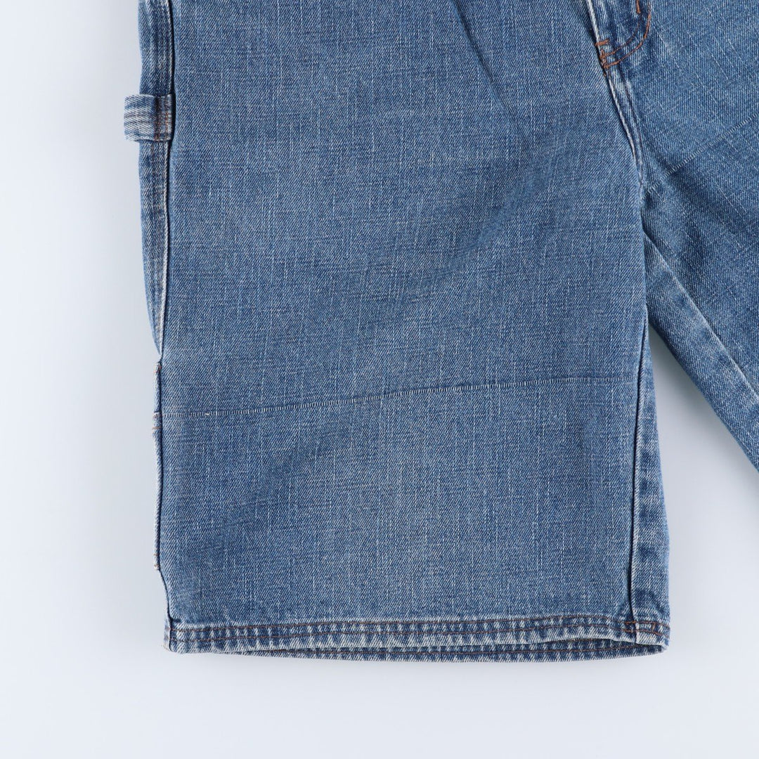 Dickies denim painter shorts, half pants, men's size w34 cotton blue type Vintage Second Hand
