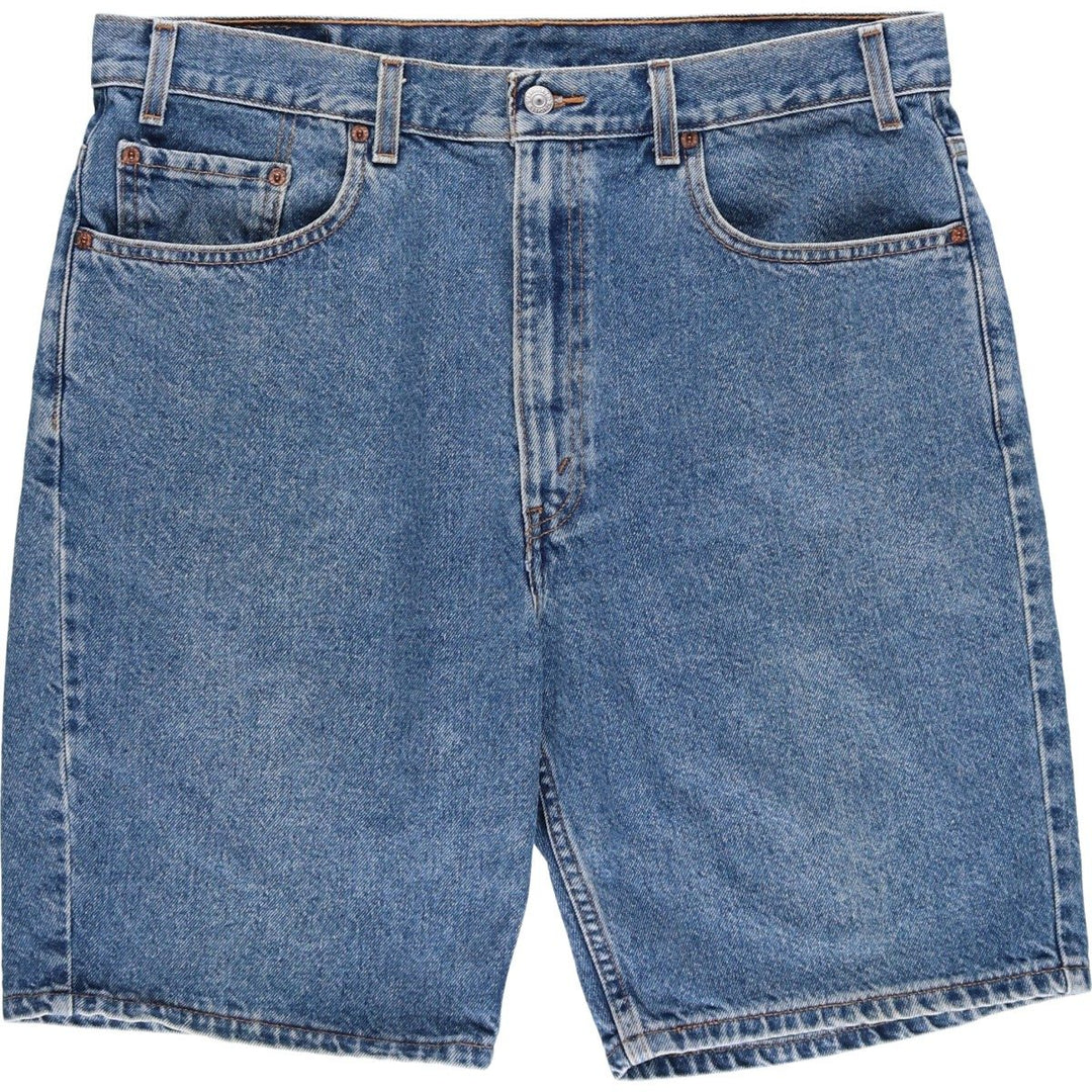 2000'S Levi's 505 Regular Fit Denim Shorts, Men's Size 37 cotton blue type Vintage Second Hand