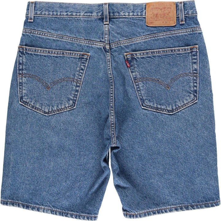 2000'S Levi's 505 Regular Fit Denim Shorts, Men's Size 37 cotton blue type Vintage Second Hand