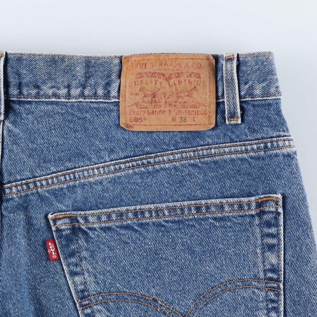 2000'S Levi's 505 Regular Fit Denim Shorts, Men's Size 37 cotton blue type Vintage Second Hand