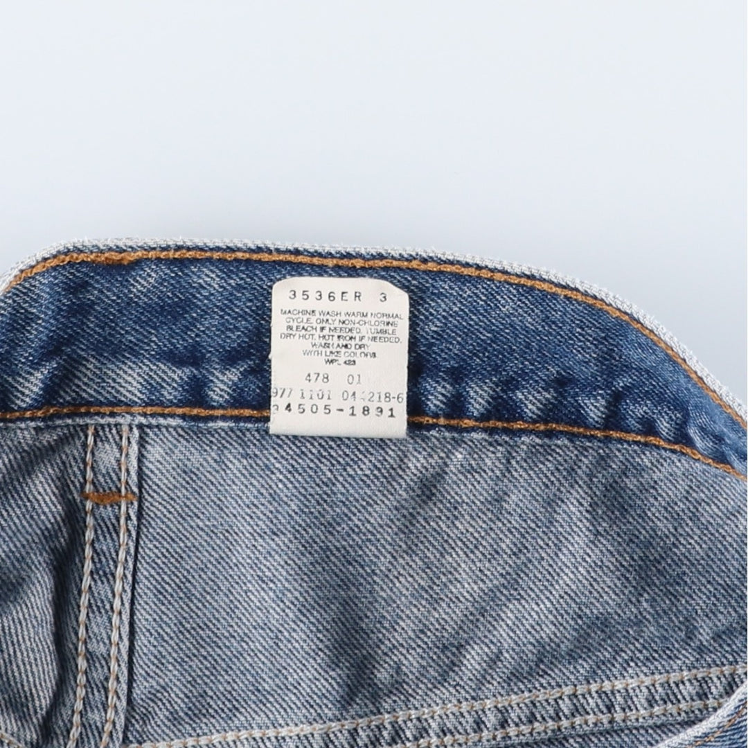 2000'S Levi's 505 Regular Fit Denim Shorts, Men's Size 37 cotton blue type Vintage Second Hand