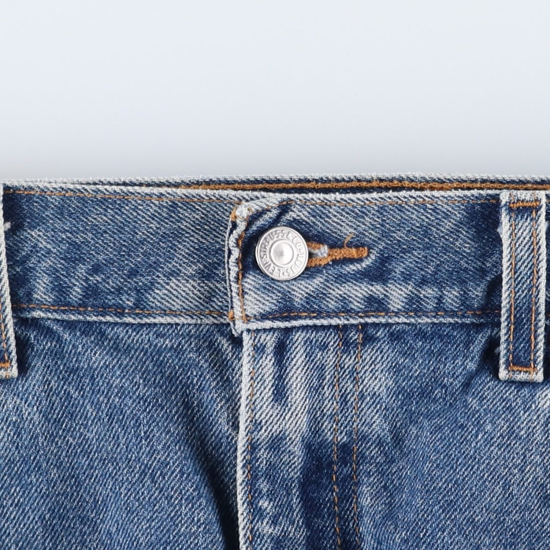 2000'S Levi's 505 Regular Fit Denim Shorts, Men's Size 37 cotton blue type Vintage Second Hand