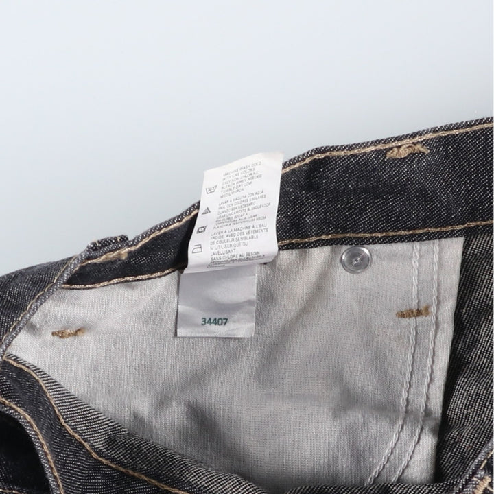 Dickies Black Denim Shorts, Half Pants, Men's, W37 cotton black type Vintage Second Hand