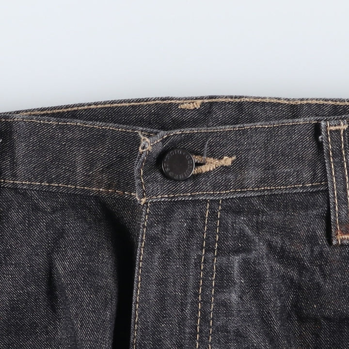 Dickies Black Denim Shorts, Half Pants, Men's, W37 cotton black type Vintage Second Hand