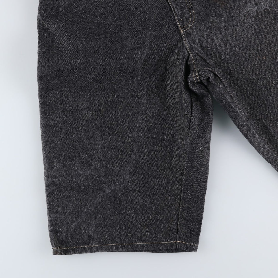 Dickies Black Denim Shorts, Half Pants, Men's, W37 cotton black type Vintage Second Hand
