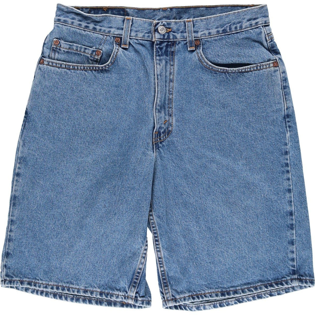 Levi's 550 Denim Shorts, Half Pants, Men's Size W33 unclear blue type Vintage Second Hand